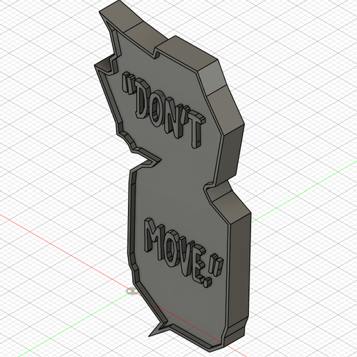 Speech bubble Jujutsu Kaisen: Don't Move