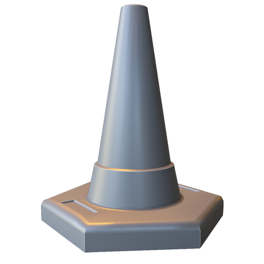 🚦 Traffic Safety Cone・ STL File for 3D printing・Cults