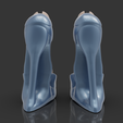 untitled.198.png shoes + foot / 3 3d shoes / model for bjd doll / 3d printing / 3d doll / bjd / ooak / stl / articulated dolls / file