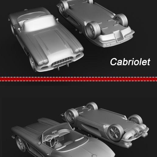 🚙 Chevrolet Corvette C1 Ready to Print STL Files・ STL File for 3D ...