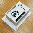 dfec38ccd6bde468ccf9fc6a08bccb54_display_large.jpg Raspberry Pi 4 Case, active cooled with wall mount