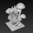a1429.png1.png Elven Forest Tree House Centerpiece | Sylvan Settlement Terrain Structure Fantasy Elf 3D Printable Model STL