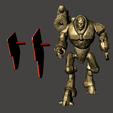 9a.png Gladiator Tank - Quake 4 Strogg Champions robot cyborg demon- Ultra High detailed mesh - STL for 3D printing