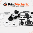 5.png Wheel Loader Print Card / 3D Printable STL Model