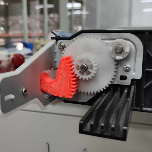 Pieza.jpg Toshiba E-Studio Reemplazo Bandeja Arriba Eje Engranaje (Engranage Bandeja)