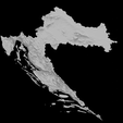 1.png Topographic Map of Croatia – 3D Terrain