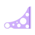 Left_Bracket.stl Filament Wall Mounted Rack- Single Dowel