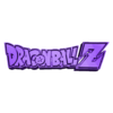 DBZ-title.stl DRAGON BALL BROLY VS GOHAN DRAGON BALL Z