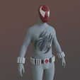 inst1.png Scarlet Spider Mask Helmet Cosplay across the spider verse