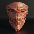 11.png Devil Mask - Demon Cosplay Face Mask 3D print model