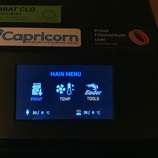 | Nase eee Cae as Te) PEGs Ender 5 Plus - LCD Screen Dark Theme v 1.0