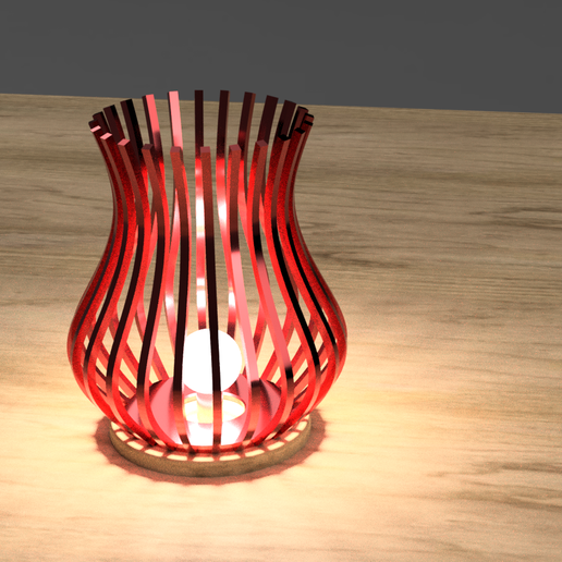 Simple Forms Decorative Lamp 3D model