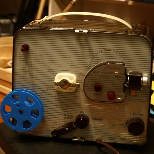 8mm Film Reel 3D model