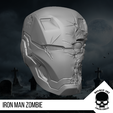 7.png Iron Man Zombie Head for 6 inch action figures