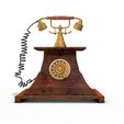 Antique-Telephone2.jpg Antique Telephone - Old phone Low Poly 3D model