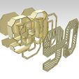 90_modelo-3d_Tapa-Estrella_render-ensamble.jpeg 3D Number 90 Gift Box Design For Laser Cut & CNC Router