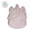 Animal_01_7cm01.jpg Animal Kawaii Heads (20 files) - Cookie Cutter - Fondant - Polymer Clay