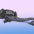 chamelon-1.jpg Chameleon - Wire Sculpture