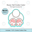 Etsy-Listing-Template-STL.png Bunny Tail Cookie Cutter | STL File