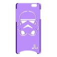 final_iphone_6_plus_case_trooper_helm_4.stl Storm Trooper IPhone 6 Plus Case