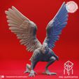 Harpy_04_PS.jpg Harpy - Crouching - Tabletop MIniature (Pre-Supported STL)