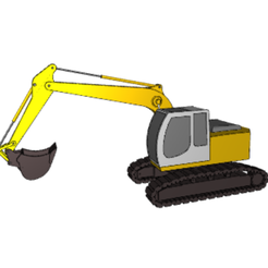 PO1.png Fichier STL Excavateur・Design pour imprimante 3D à télécharger