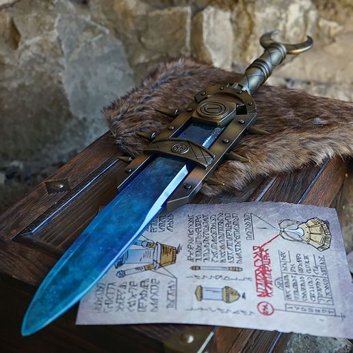 Skyrim Keening Dwemer Dagger 3D model