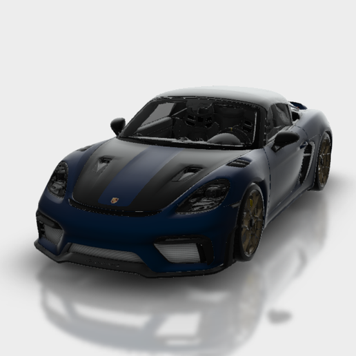 Porsche 718 Spyder RS 2024. 3D model