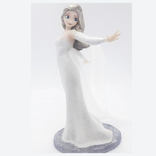 Snow Queen Vestido Blanco Elsa Frozen ELSA VESTIDO BRANCO Disney