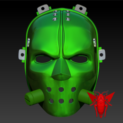 Nikaido1.1.png OBJ file Doroheadoro Nikaido Mask.・3D printer model to download, Redroach