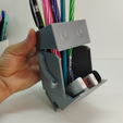 3.png PENDRIVE AND PENCIL HOLDER - ROBOT CBZOO3D