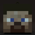 Untitled.png Minecraft Steve head keychain