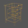 15.jpg Bedside cabinet 3D Model