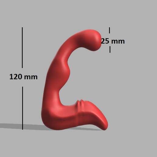 Stl File Prostata Prostatic Stimulator・3d Printing Template To Download