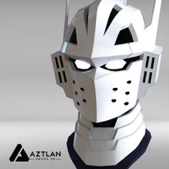 Tenya-Iida-Helmet-STL-Cults-4a.jpg Fichier 3D Casque Tenya Iida - MHA・Objet pour imprimante 3D à télécharger