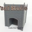 Castle-Dice-Tower-01-1st-floor-01a.jpg Castle Dice Tower, Ready to Print, Pre Supported, DIGITAL DOWNLOAD