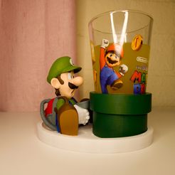 1000019546.jpg Luigi / Mario Bros. Cup Holder / Succulent Planter