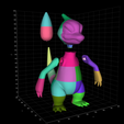 Life-Size-Charmeleon-1000mm-2.png Life-Size Charmeleon 3D Model – A Fiery 1000mm
