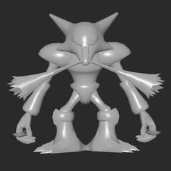 A1.jpeg Free STL file MakeIT Pokemon Alakazam・3D printable model to download