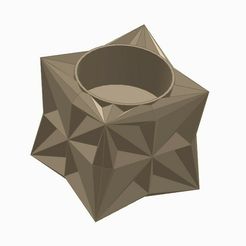 Teelicht_Motiv06_1_V1.jpeg Tealight candle holder Cube Cube