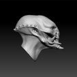 al3.jpg Alien head 3d model for 3d print