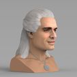 untitled.1730.jpg Geralt of Rivia The Witcher Cavill bust full color 3D printing