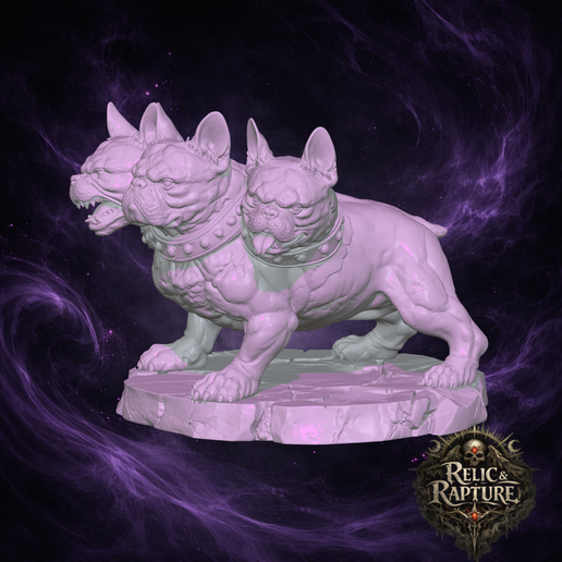 🎲 Infernal Gatekeeper - Three Headed French Bulldog Cerberus - Grimdark ...