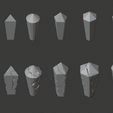Crystal-04.png Бесплатный 3D файл Damaged Crystal Pack・3D-печатная модель для загрузки
