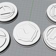 powercoins.jpg Alien rangers power coins 3D print model