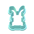 Bunny-2.png Cute Easter Bunny Cookie Cutter | Multi Cutter | STL File