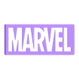 Marvel 190mm With Edge.stl Marvel Logo Lithophane - The Original Avengers