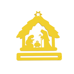 pesebre img.png Christmas manger - Christmas crib with base