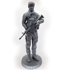 1.png STL-Datei Modern Soldier・3D-Druckvorlage zum Herunterladen