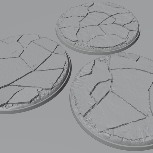 1.png 3x 100mm base with broken marble ground (+toppers)